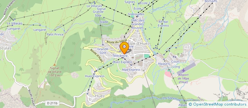 localisation de l'entreprise SNC LES CLOURSONS  HUEZ