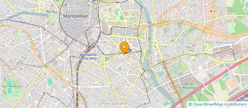 localisation de l'entreprise SNC LES CONSULS à MONTPELLIER