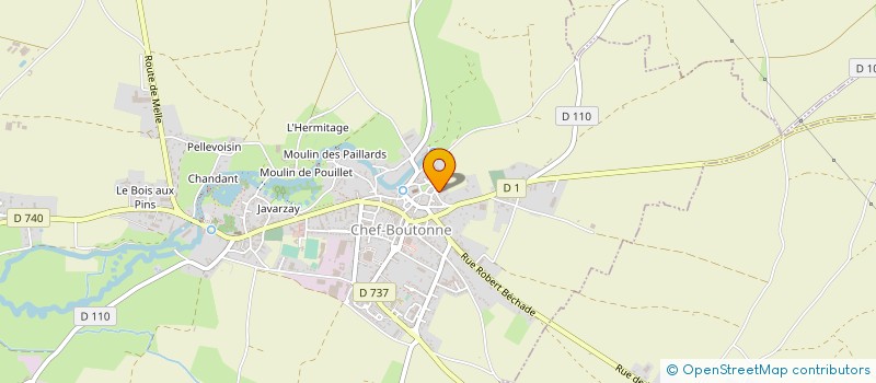 localisation de l'entreprise SNC LES DELICES DE JAVARZAY à CHEF-BOUTONNE
