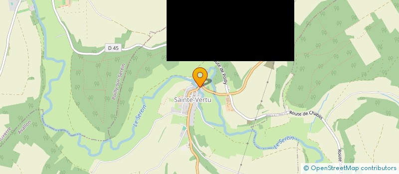 localisation de l'entreprise SNC LES FERMES  SAINTE-VERTU