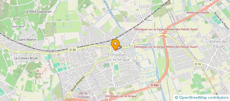 localisation de l'entreprise SNC LES FEUILLES  ENTRAIGUES-SUR-LA-SORGUE