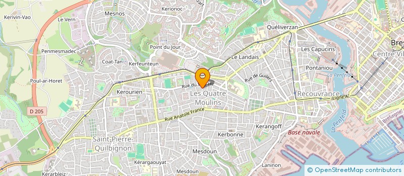 localisation de l'entreprise SNC LES GARENNES à BREST