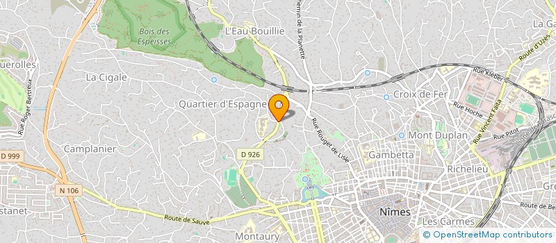 localisation de l'entreprise SNC LES GARRIGUES à NIMES