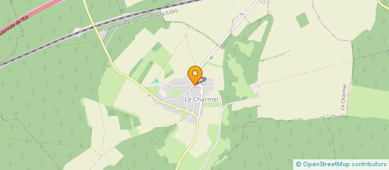 localisation de l'entreprise SNC LES HABITUES  LE CHARMEL