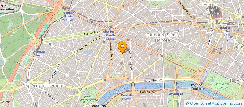 localisation de l'entreprise SNC LES HAUTS FORTS à PARIS