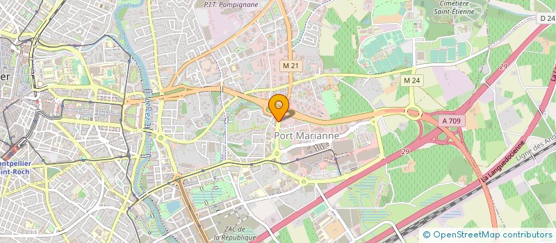 localisation de l'entreprise SNC LES JARDINS D'ESPAGNE à MONTPELLIER