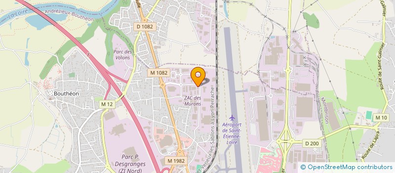 localisation de l'entreprise SNC LES LILAS  ANDREZIEUX-BOUTHEON