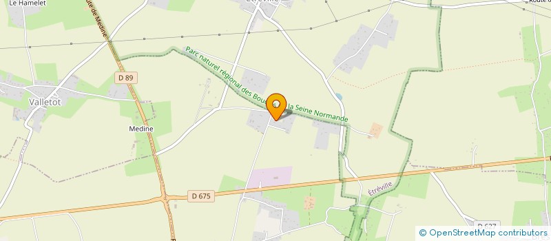 localisation de l'entreprise SNC LES MORISSES  CAUVERVILLE-EN-ROUMOIS