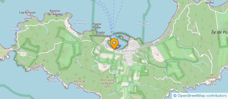 localisation de l'entreprise SNC LES POMELOS  HYERES