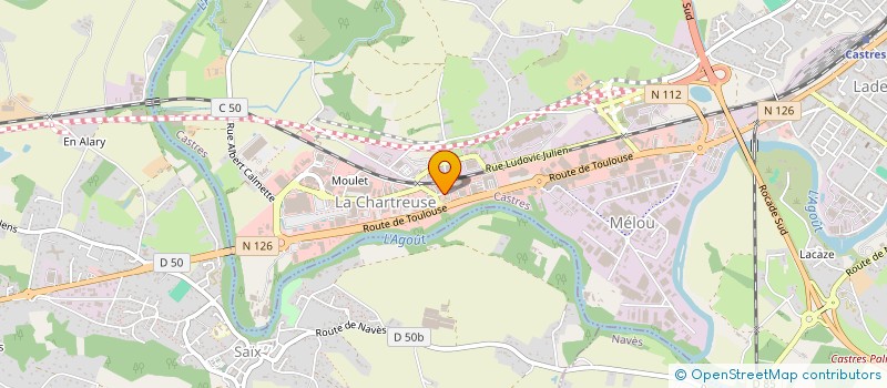 localisation de l'entreprise SNC LES RESIDENCES D'OCCITANIE  CASTRES