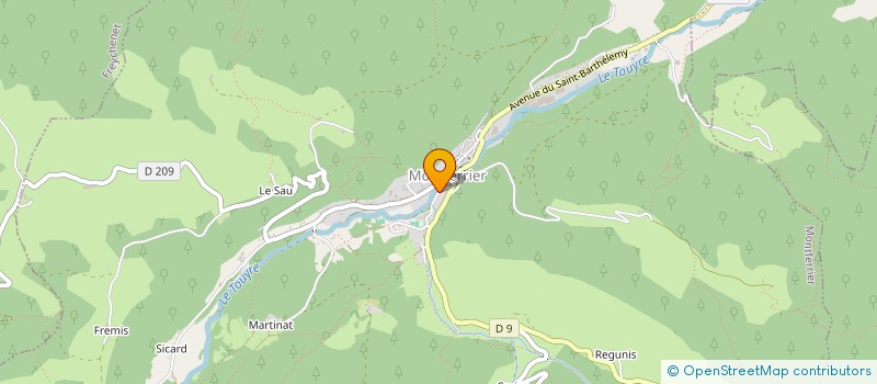 localisation de l'entreprise SNC LES TALCS à MONTFERRIER
