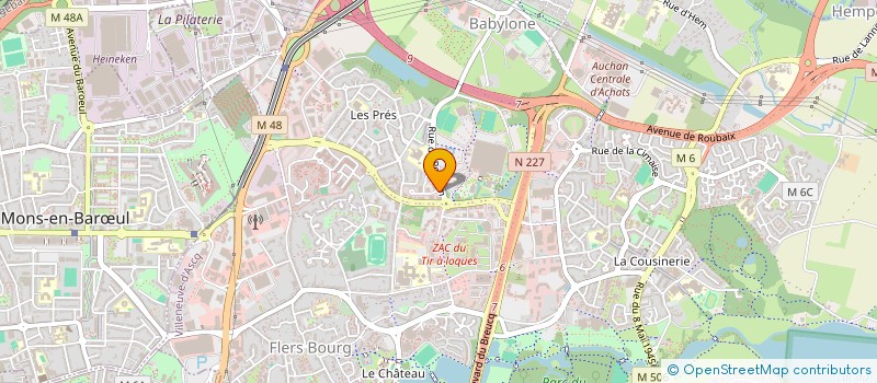 localisation de l'entreprise SNC LES TERRASSES DU MONASTERE à VILLENEUVE-D'ASCQ