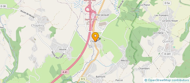 localisation de l'entreprise SNC LES TILLEULS à ANNECY