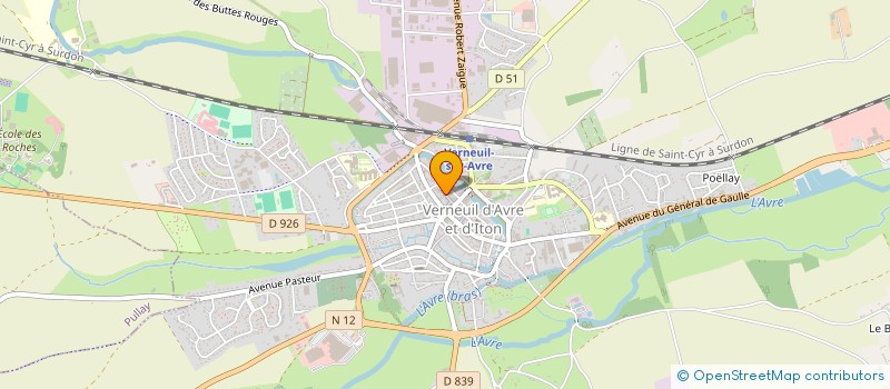localisation de l'entreprise SNC LES TROIS MAILLETS à VERNEUIL D'AVRE ET D'ITON