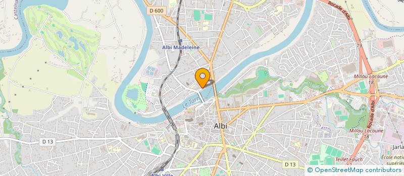 localisation de l'entreprise SNC LES VANS à ALBI