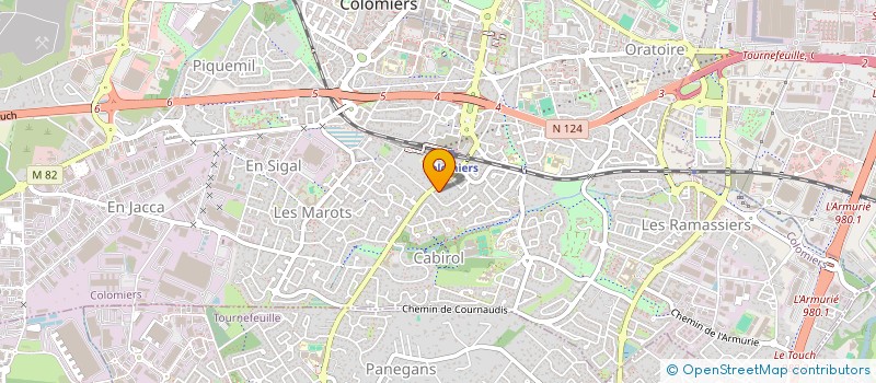 localisation de l'entreprise SNC LES VERGERS D'OSIRIS à COLOMIERS