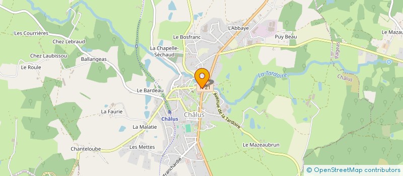 localisation de l'entreprise SNC LESGAL à CHALUS
