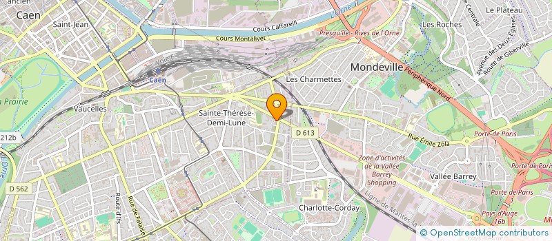 localisation de l'entreprise SNC LEVARD à CAEN