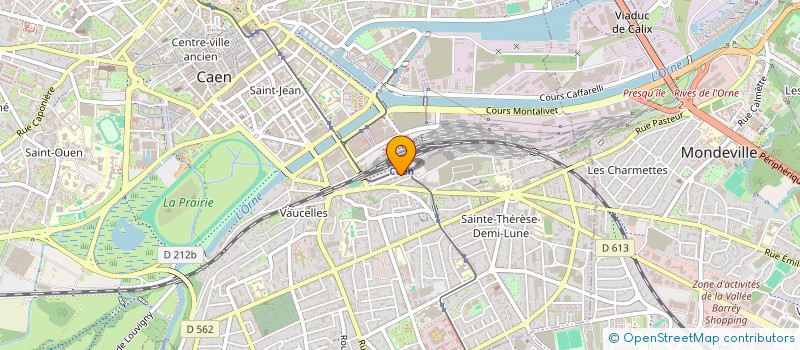 localisation de l'entreprise SNC LEVEQUE ET CIE à CAEN