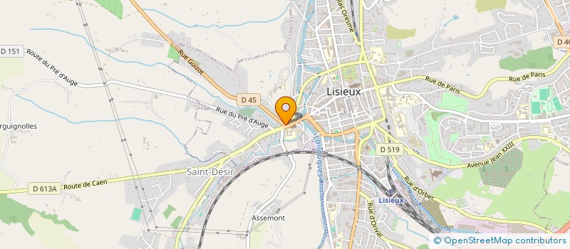 localisation de l'entreprise SNC LEXOVII  LISIEUX