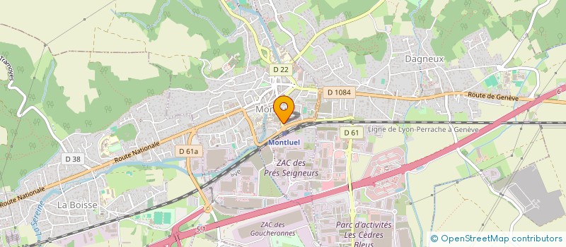 localisation de l'entreprise SNC LGM  MONTLUEL