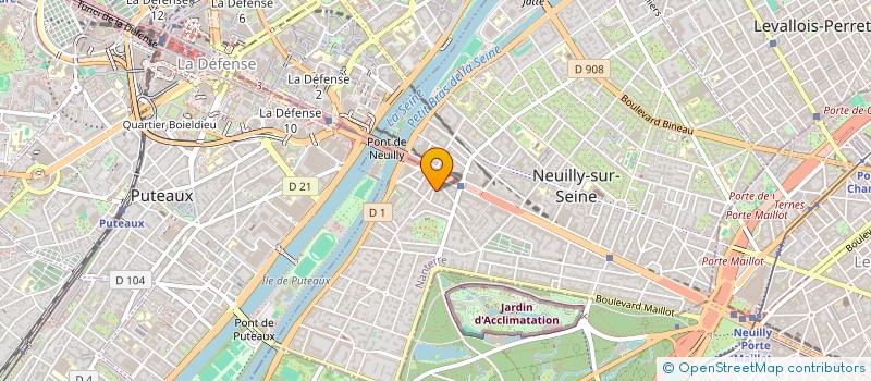 localisation de l'entreprise SNC LIBER à NEUILLY-SUR-SEINE