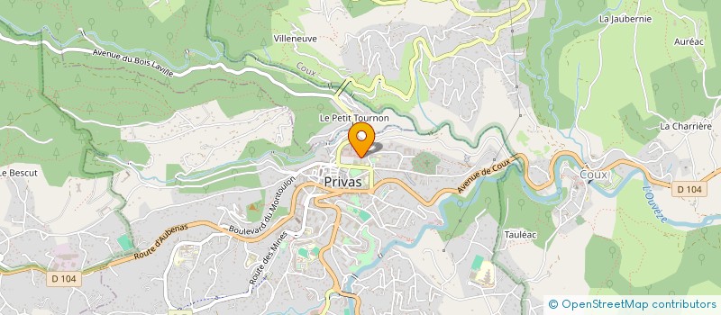 localisation de l'entreprise SNC LILLE ET COMPAGNIE à PRIVAS
