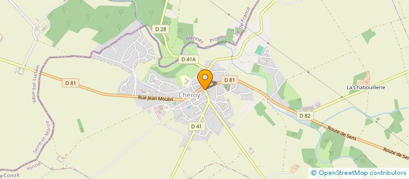 localisation de l'entreprise SNC LIU  CHEROY