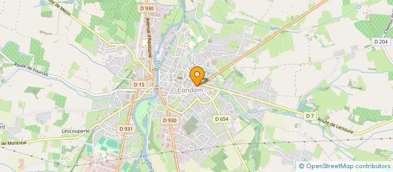 localisation de l'entreprise SNC LIXI  CONDOM