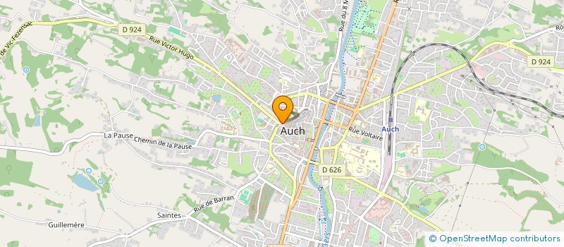 localisation de l'entreprise SNC LLEBOT DALLIES  AUCH