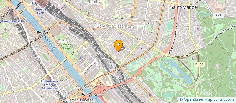 localisation de l'entreprise SNC LOCATERRE CANNELLE  PARIS