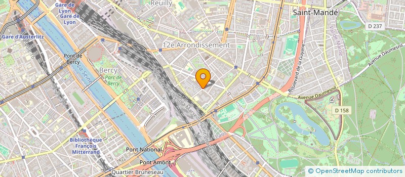 localisation de l'entreprise SNC LOCATERRE SAPHIR  PARIS