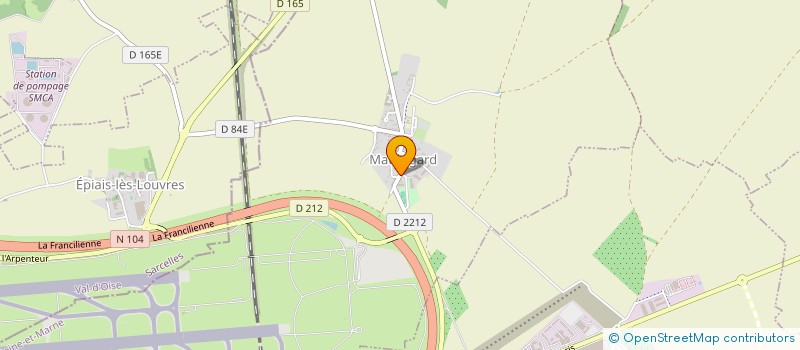 localisation de l'entreprise SNC LOCATION  MAUREGARD