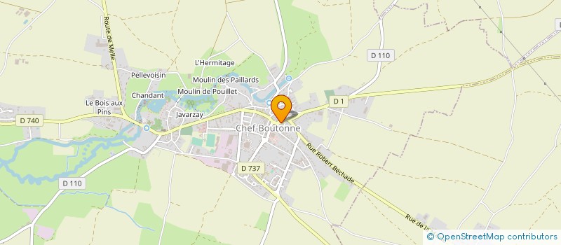 localisation de l'entreprise SNC LOMBARD ET CIE à CHEF-BOUTONNE