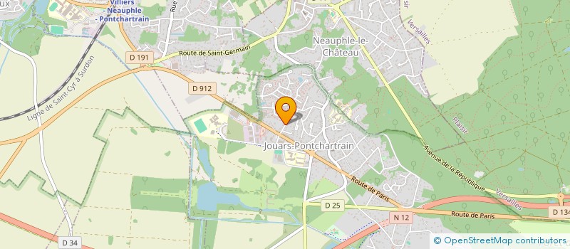 localisation de l'entreprise SNC LONGO PERE ET FILS  JOUARS-PONTCHARTRAIN