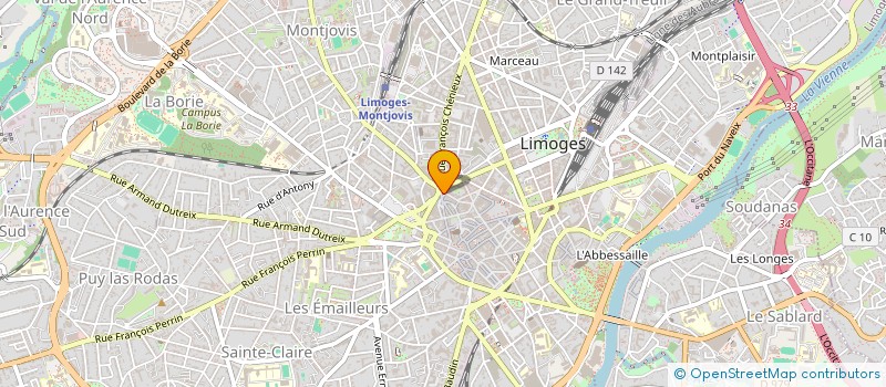 localisation de l'entreprise SNC LOPARIAU à LIMOGES