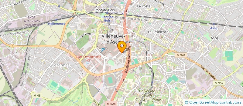 localisation de l'entreprise SNC LOTIR ET BATIR  VILLENEUVE-D'ASCQ