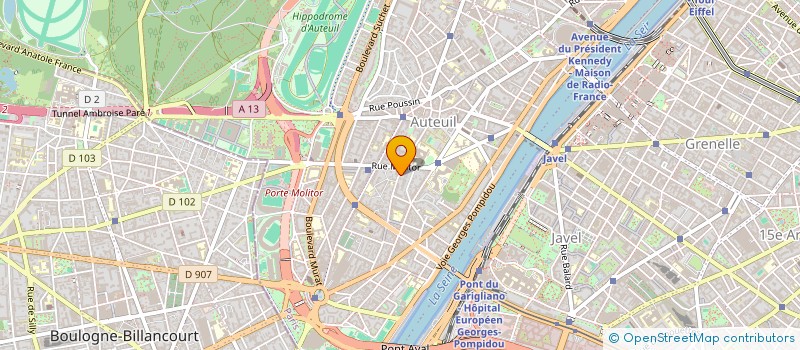 localisation de l'entreprise SNC LT MOLITOR à PARIS