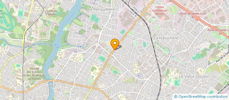 localisation de l'entreprise SNC LUNA à NANTES