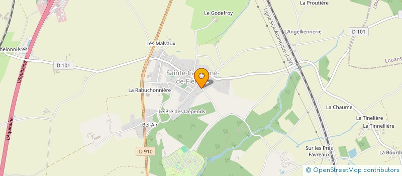 localisation de l'entreprise SNC LUSSAC ET COMPAGNIE  SAINTE-CATHERINE-DE-FIERBOIS