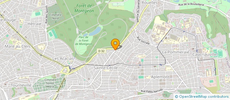 localisation de l'entreprise SNC M.F à LE HAVRE