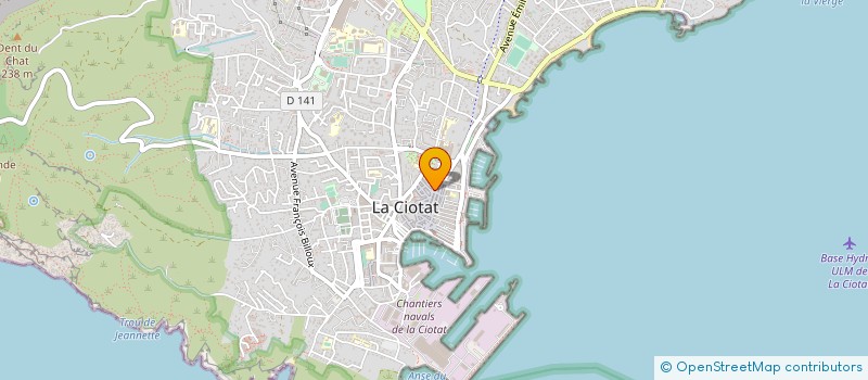 localisation de l'entreprise SNC M-LAURE ET YVES PIANELLI à LA CIOTAT