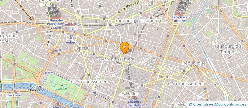 localisation de l'entreprise SNC M.U.D.  PARIS