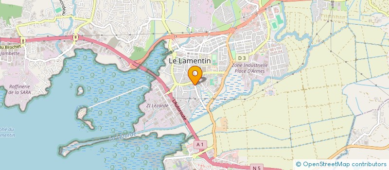 localisation de l'entreprise SNC M3A INDUSTRIES à LE LAMENTIN