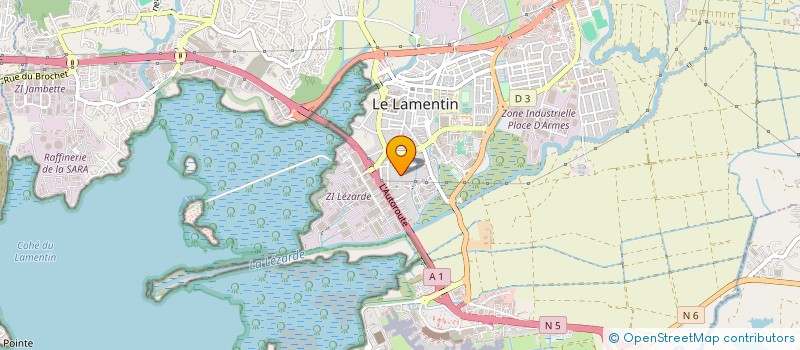 localisation de l'entreprise SNC M8T INDUSTRIES  LE LAMENTIN