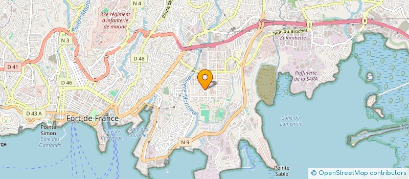 localisation de l'entreprise SNC MADININA DEFISC 53  FORT-DE-FRANCE