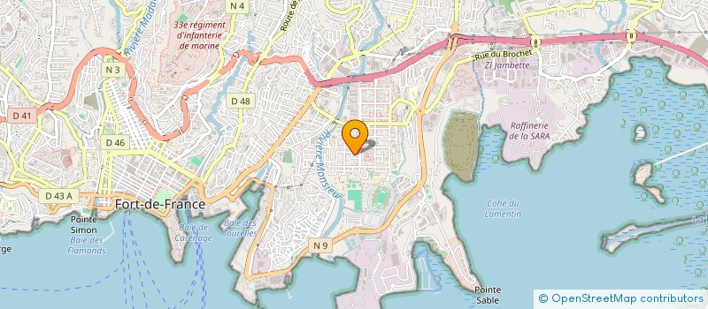 localisation de l'entreprise SNC MADININA DEFISC 55  FORT-DE-FRANCE