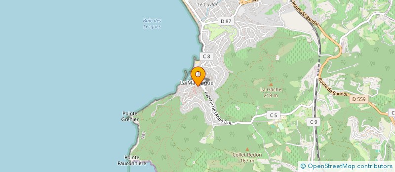 localisation de l'entreprise SNC MADRAGUE Z3  SAINT-CYR-SUR-MER