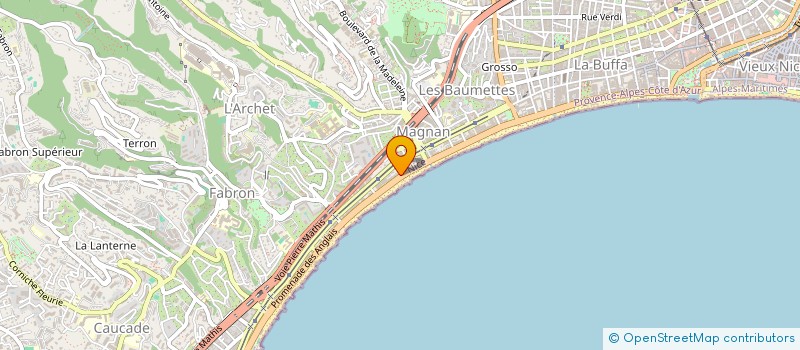 localisation de l'entreprise SNC MAESTONE à NICE