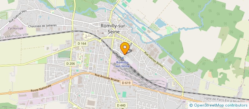 localisation de l'entreprise SNC MAGL à ROMILLY-SUR-SEINE